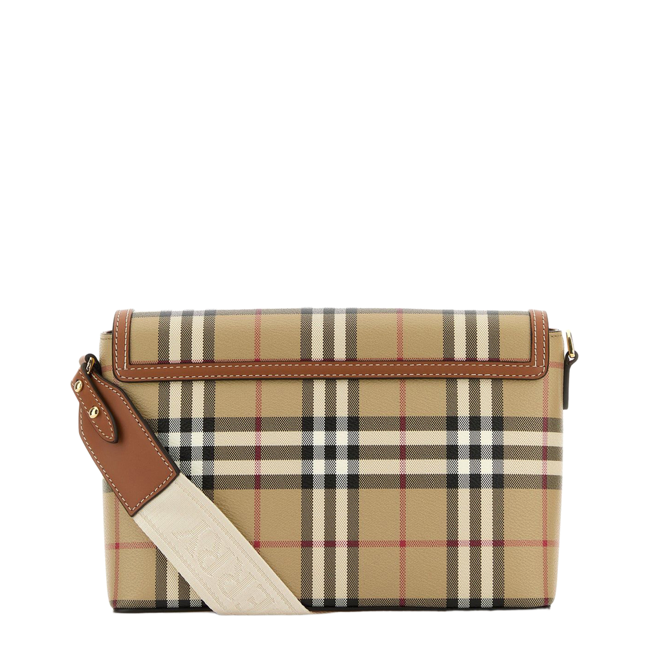 Metallic 'Note' Crossbody Bag