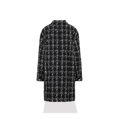 MAYFEYR - GIAMBATTISTA VALLI - Checked Boucl Coatr - 23FWPVZM800517CHEM091