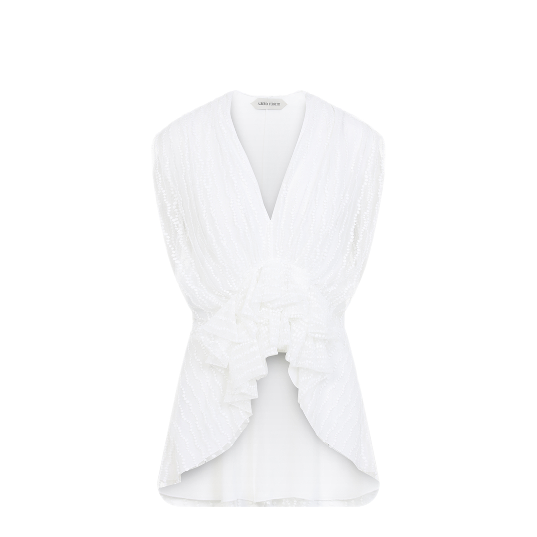 MAYFEYR - ALBERTA FERRETTI - Tulle Top - A080551200002