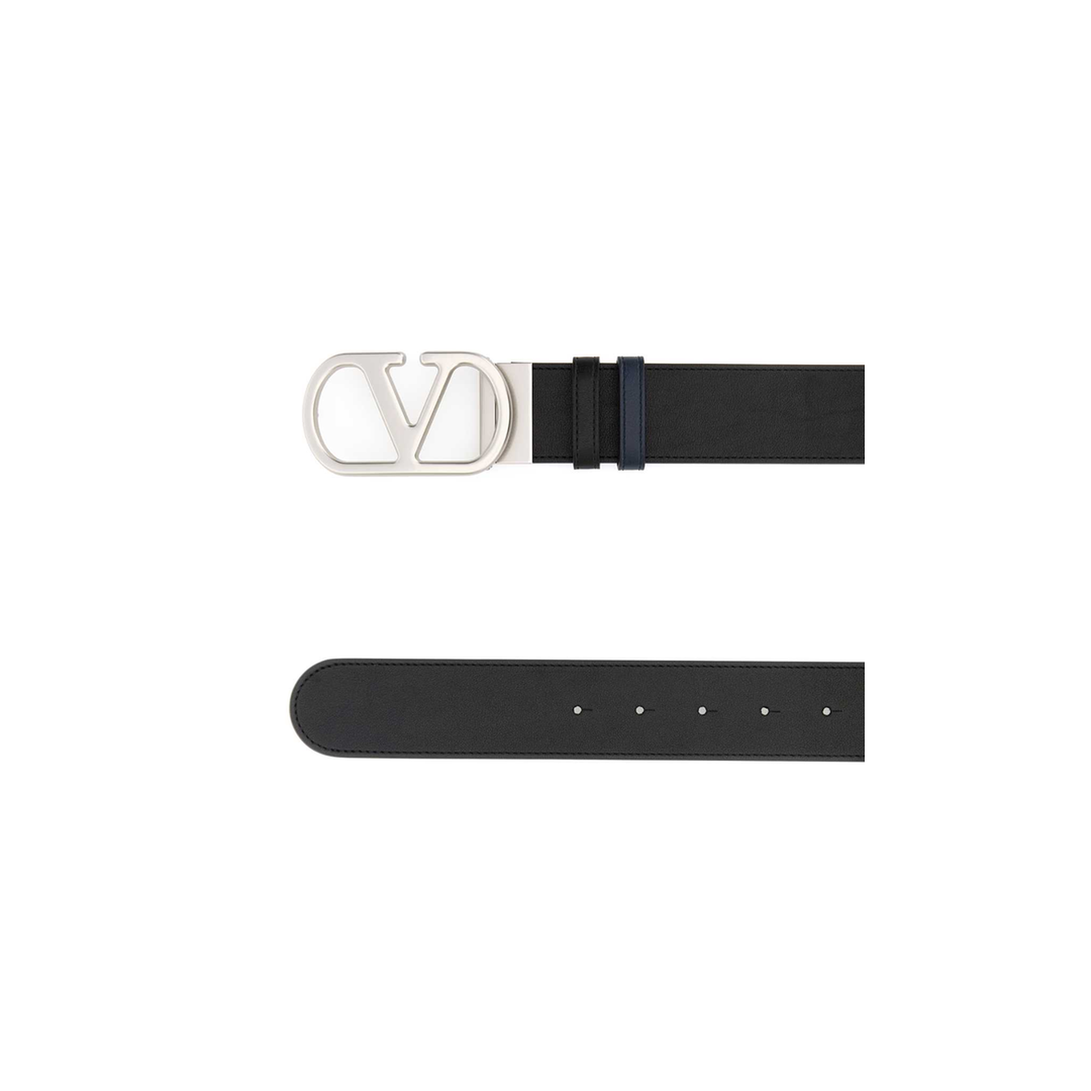 Black Reversible Leather Belt
