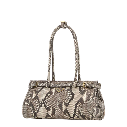 Denim Bonnie Medium Leather Handbag