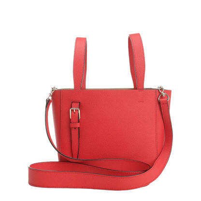 Soft Bucket Micro Bag - Crimson Red