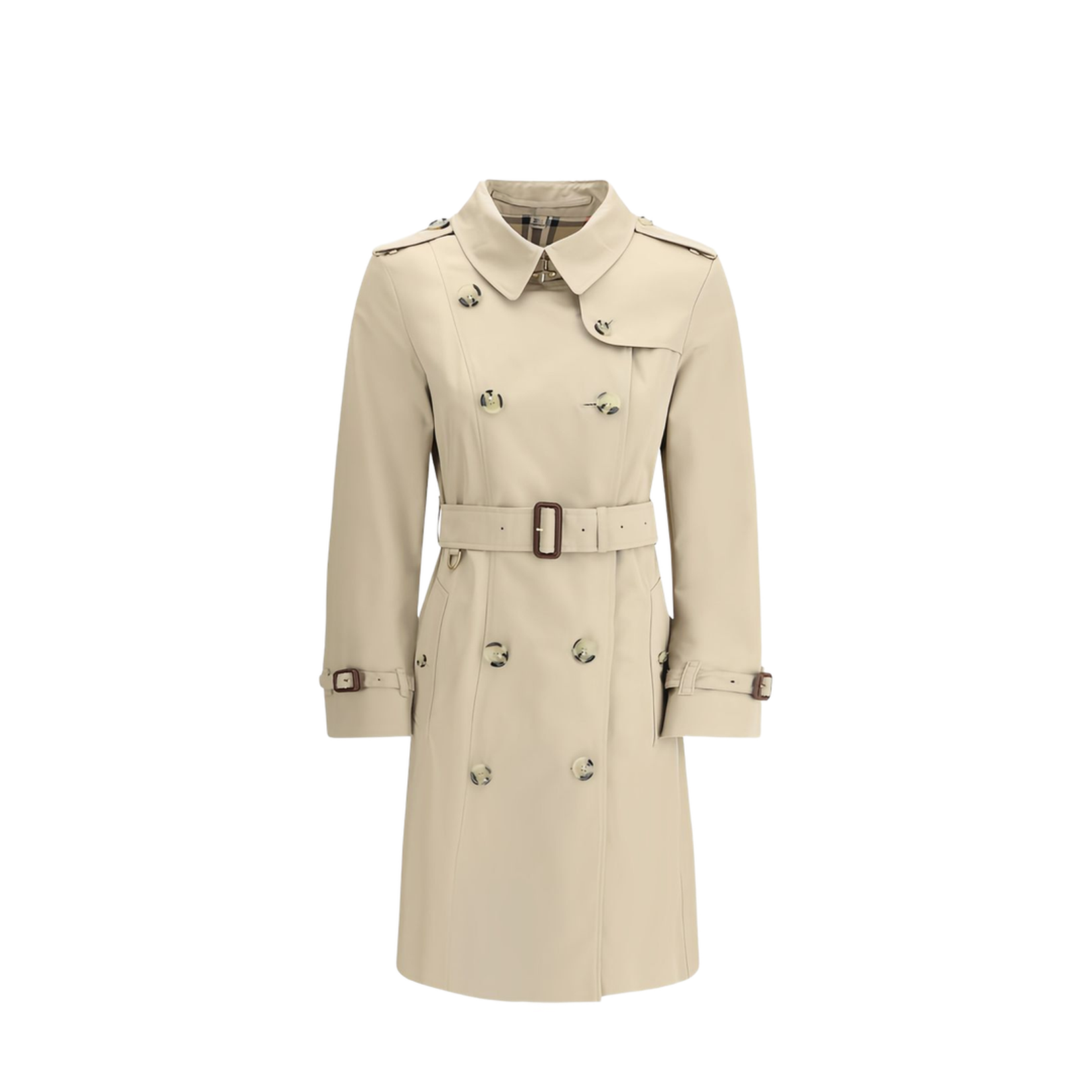 Chelsea Cotton Trench Coat with Side Pocket