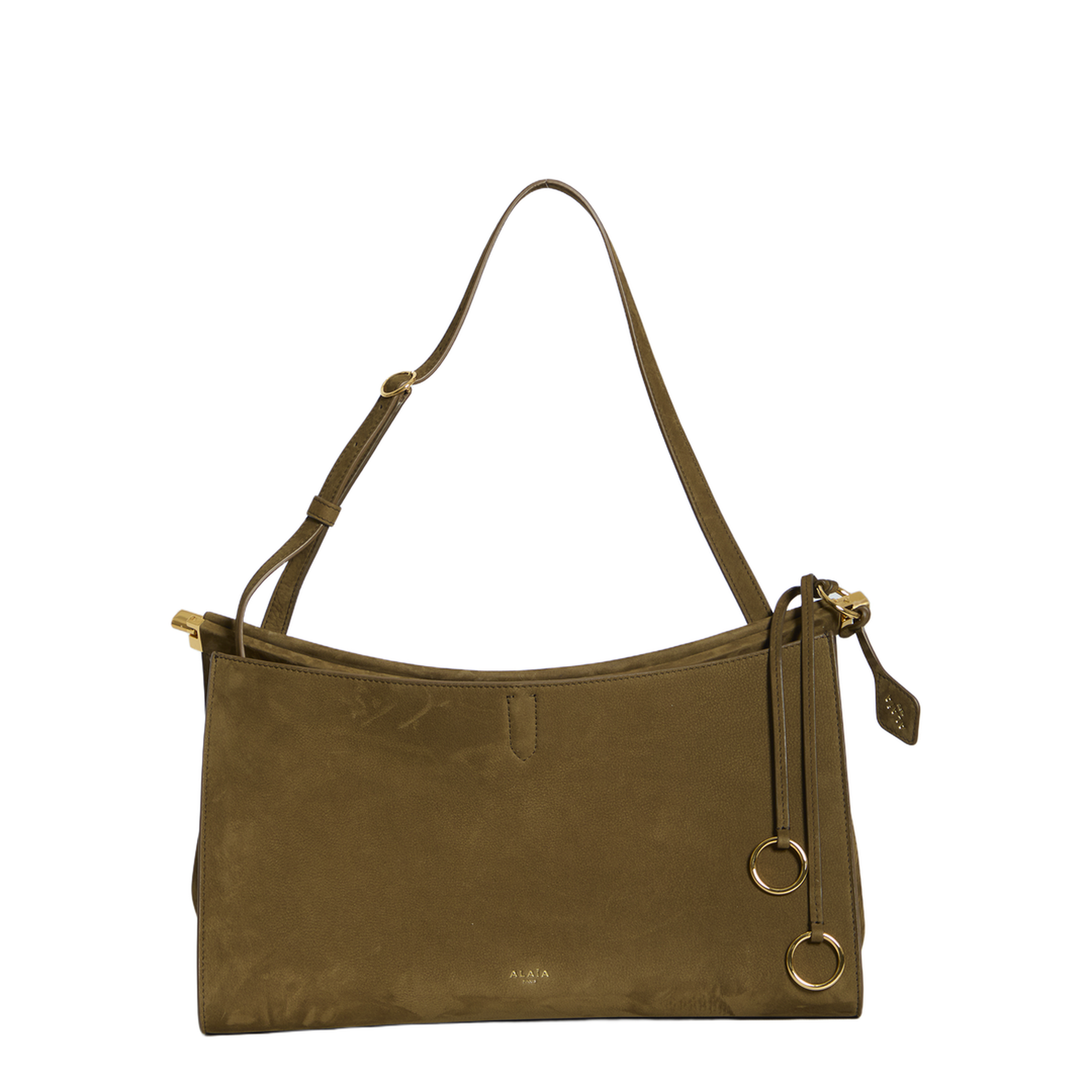 Le Click Pocket 35 Nubuck Calfskin Crossbody - Noir