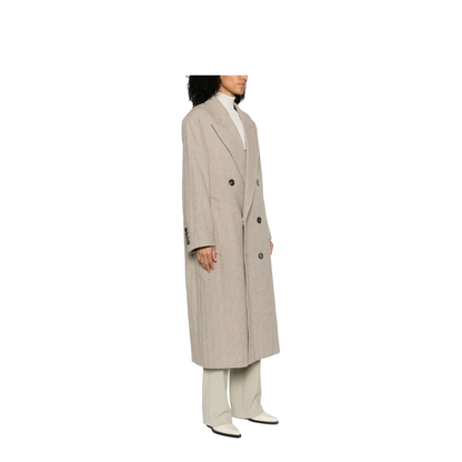 Beige Wool Coat