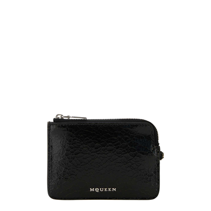 Black Leather Card Holder