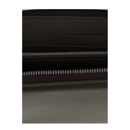 Shiny Zipper Pull Wallet