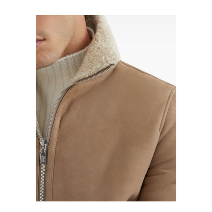 Leather Bomber Jacket