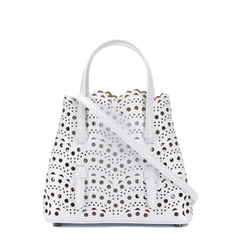 Mina 20 Bag in Vienne Wave Calfskin - Optical White