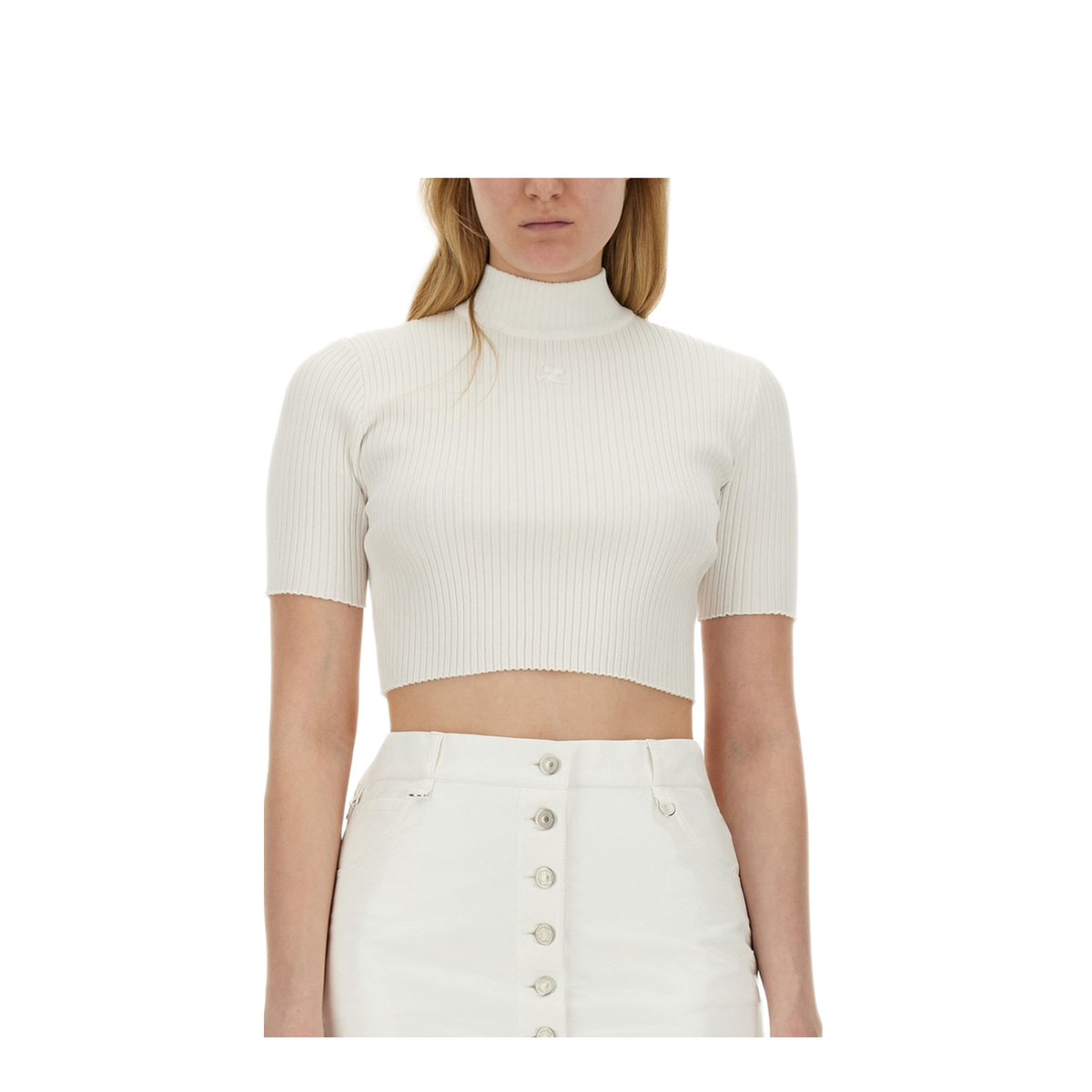 MAYFEYR - Courreges - Top Cropped - 124MPU135FI00010001