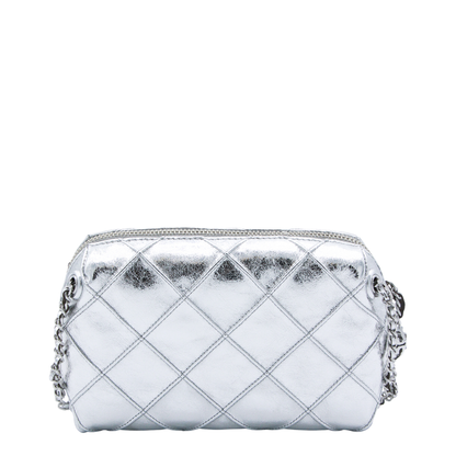 Fleming Metallic Leather Crossbody - Metallic Gold