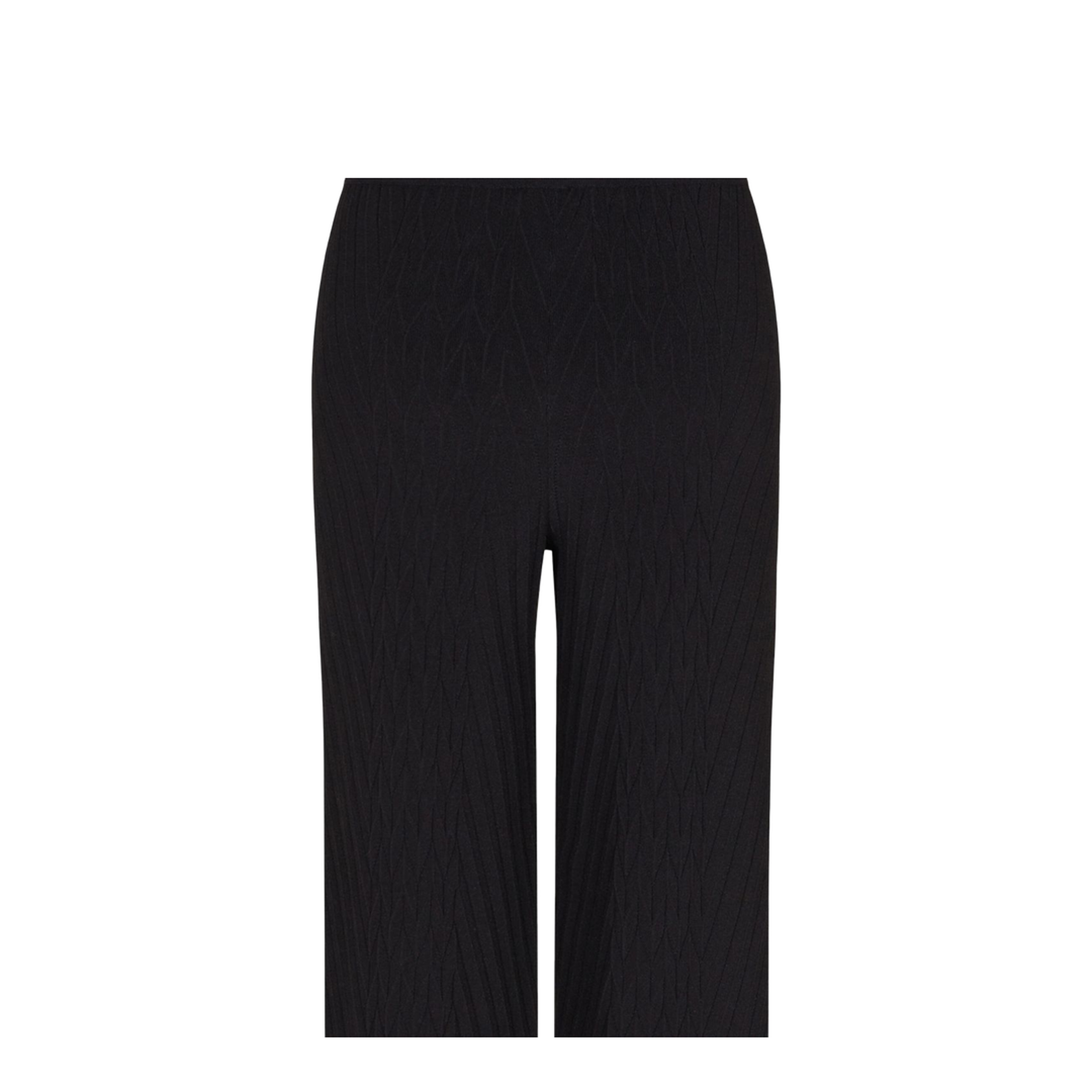 Pleated Design Wide Leg Trousers