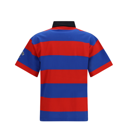 MAYFEYR - Palm Angels - Sport Stripes Short-Sleeve Polo - PMGB02CS26FAB002