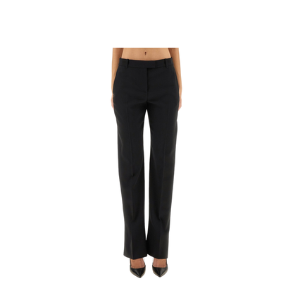 Wool Gabardine Tailored Pants