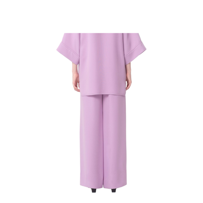 Silk Wide-Leg Trousers