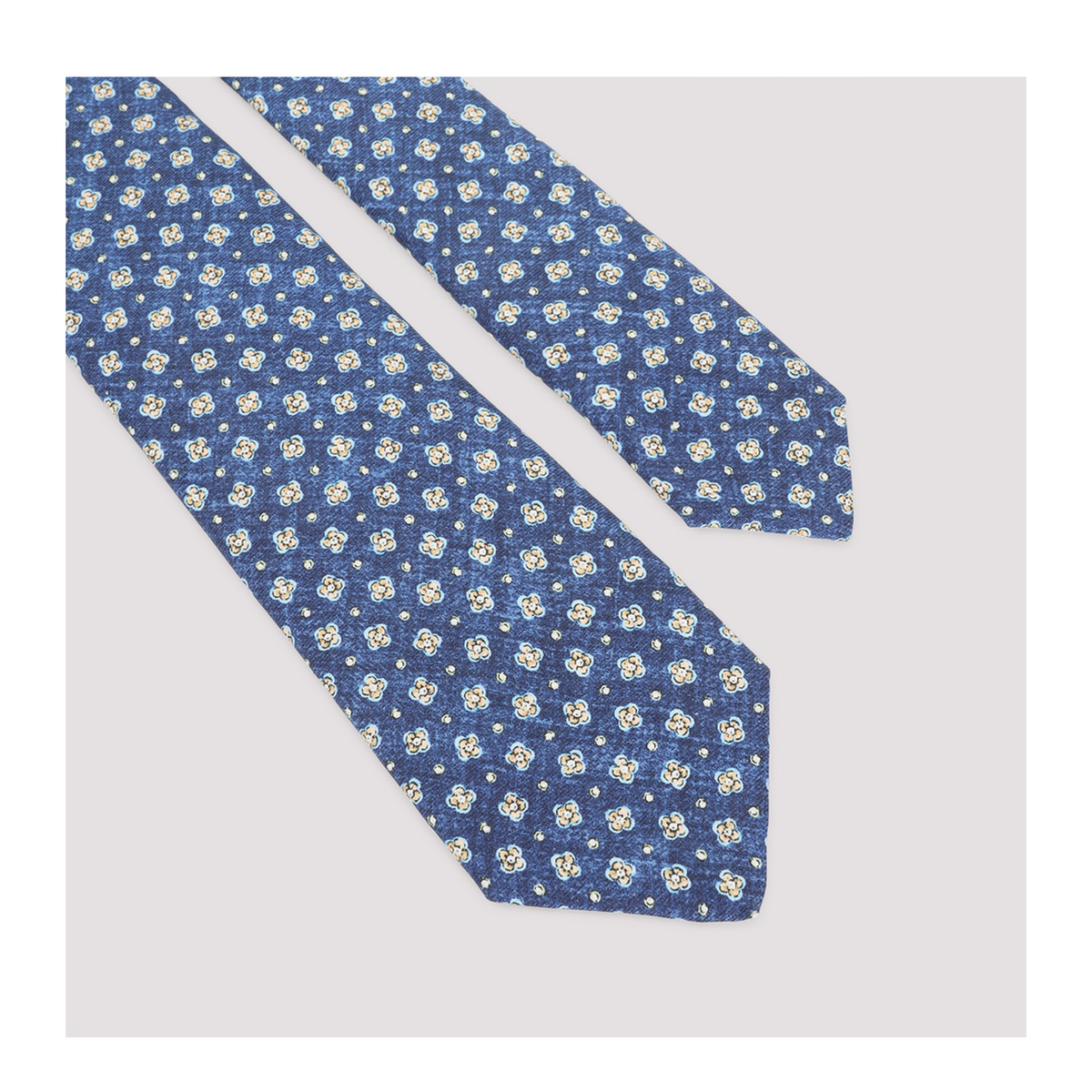 MAYFEYR - Kiton - Blue Silk Tie - UCRVKGC07L7102000MULTICOLOR