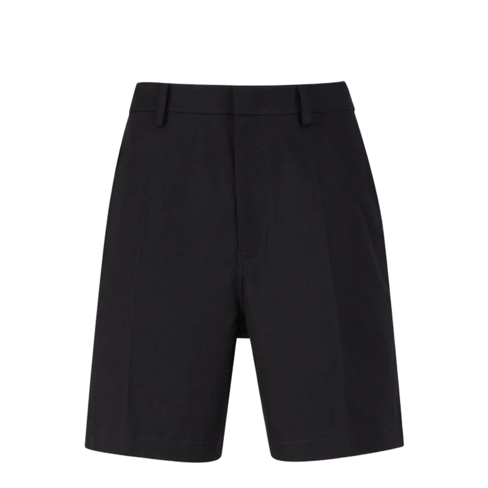 Plain Cotton Bermuda Shorts