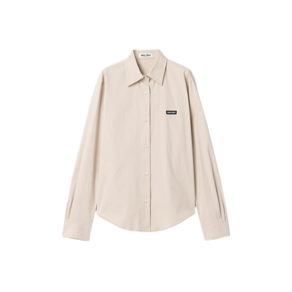 MAYFEYR - Miu Miu - White Cotton Shirt - MK20616472F0A08