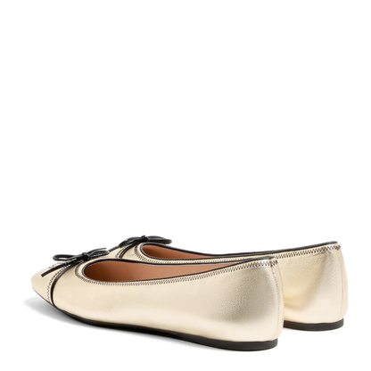 MAYFEYR - Valentino - Vlogo Signature Ballet Flats With Bow - WS0QA8TMEZMA