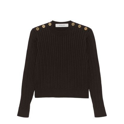 Coffee Brown Crew Neck Long Sleeve Sweater