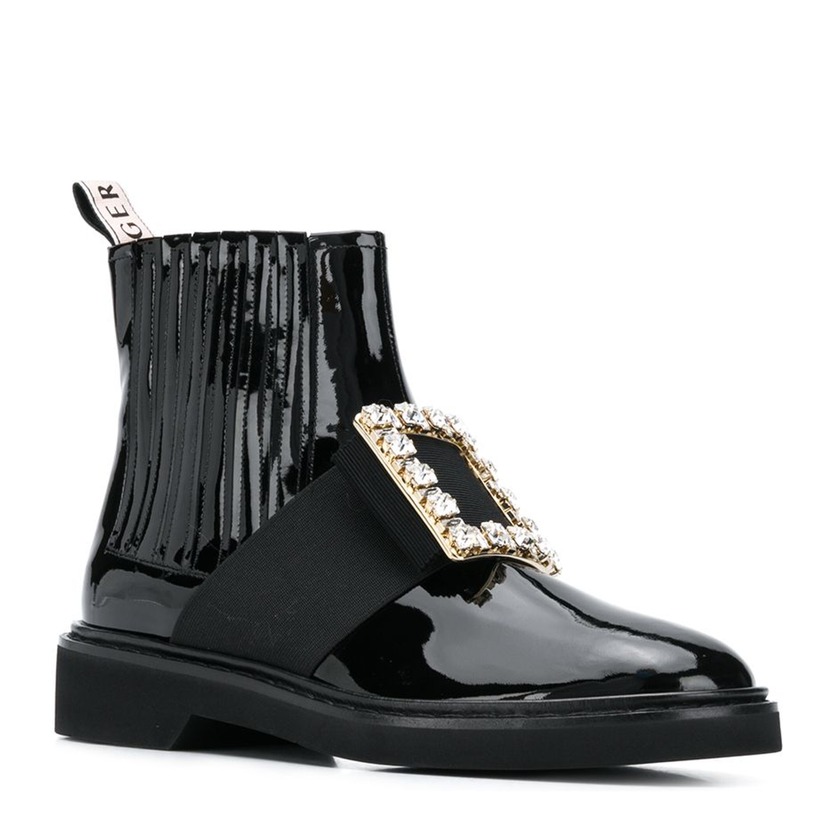 Chelsea Booties in Patent Leather