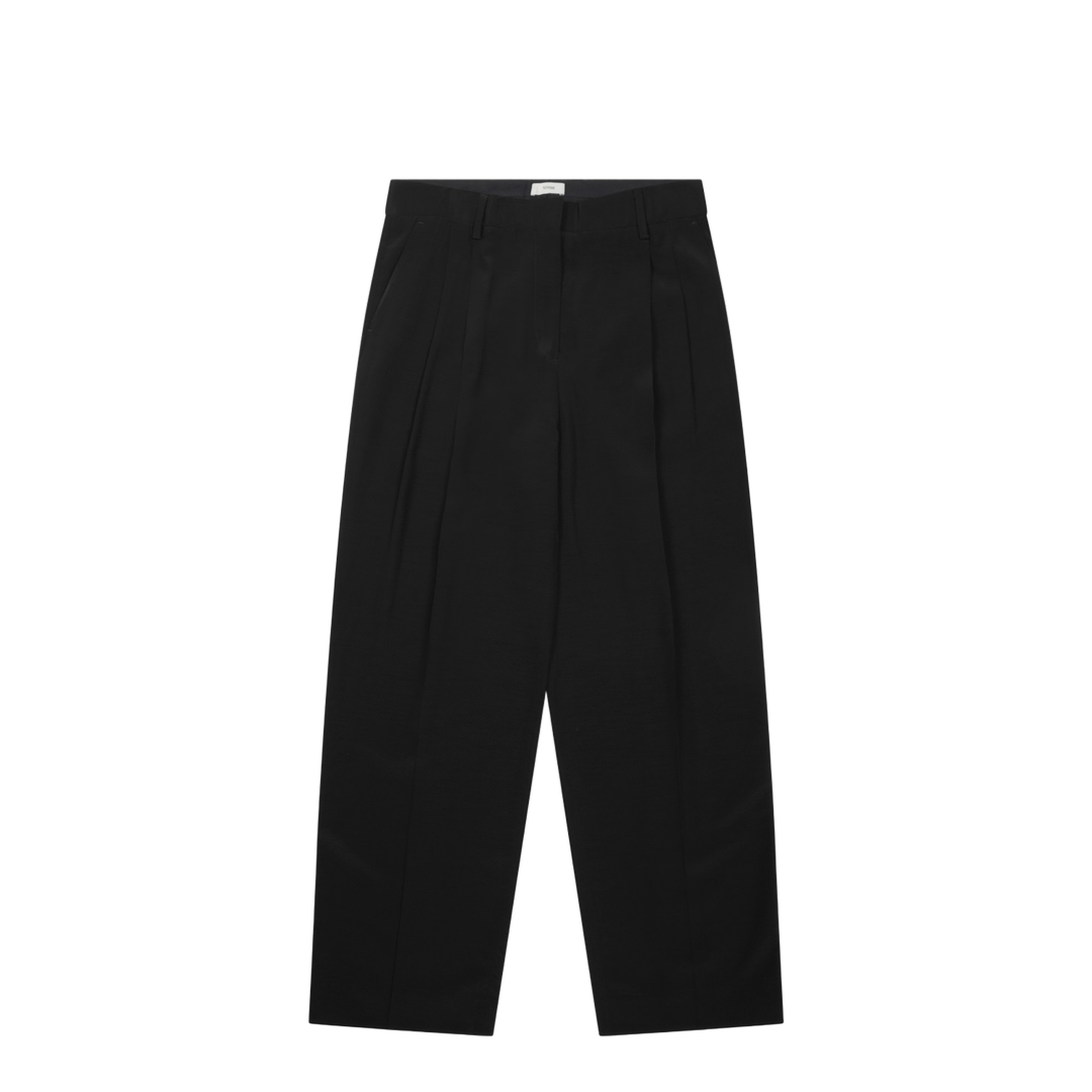 MAYFEYR - Toteme - Straight Pants With Pleats - 252WRB0289FB0378BLACK001