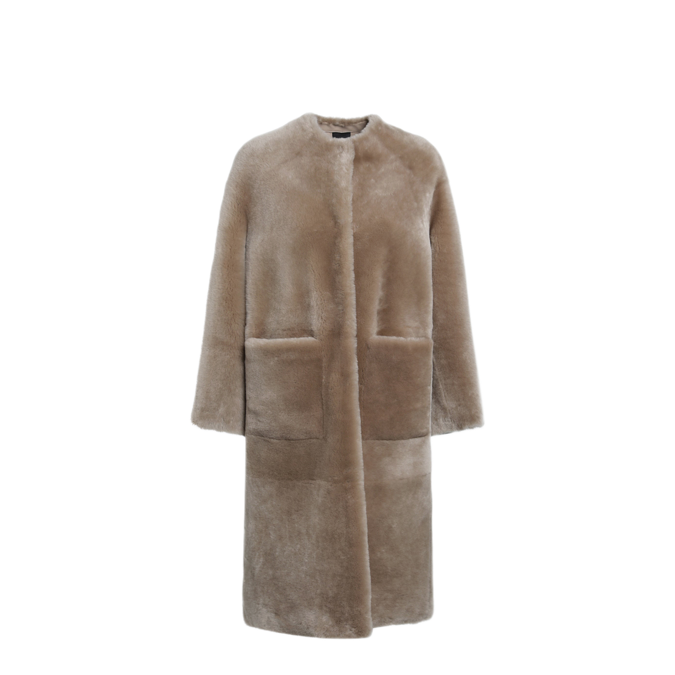 MAYFEYR - Blancha - Hazelnut Reversible Shearling Coat - 2610630025NO