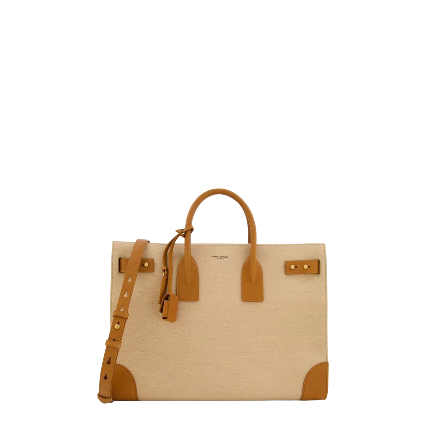 Sac De Jour Large and Slim in Canvas and Leather
