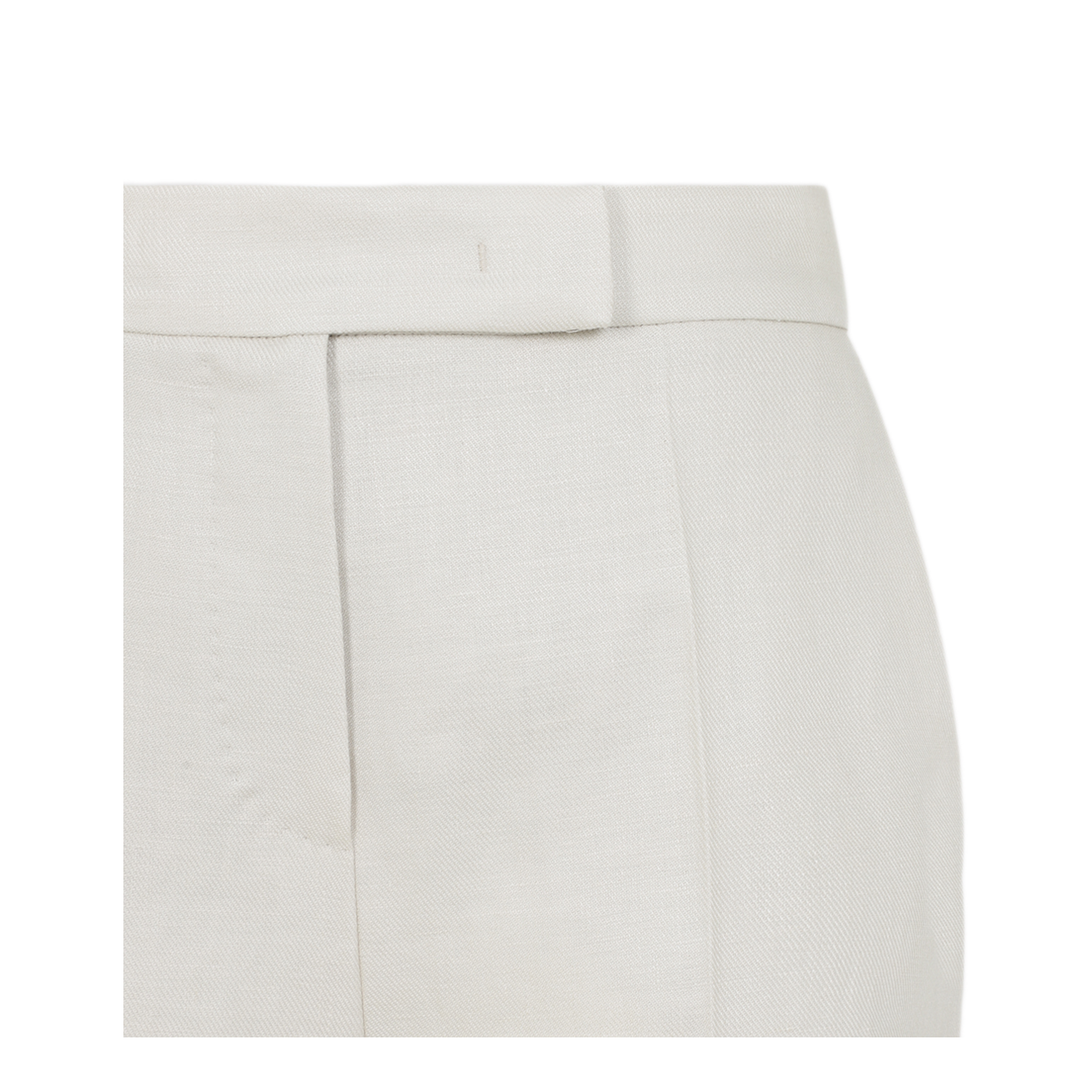 MAYFEYR - Max Mara - White Linen Bermuda - 2611131032600006