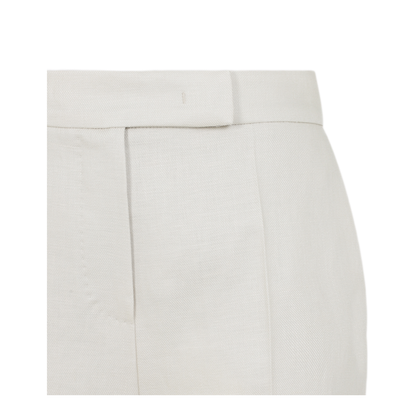 MAYFEYR - Max Mara - White Linen Bermuda - 2611131032600006