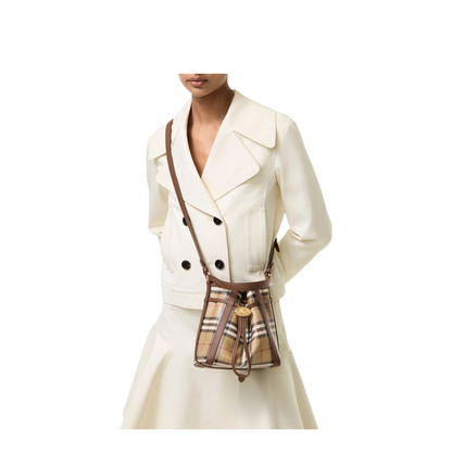 MAYFEYR - Burberry - Check Mini Bucket Bag - 8128949A7026