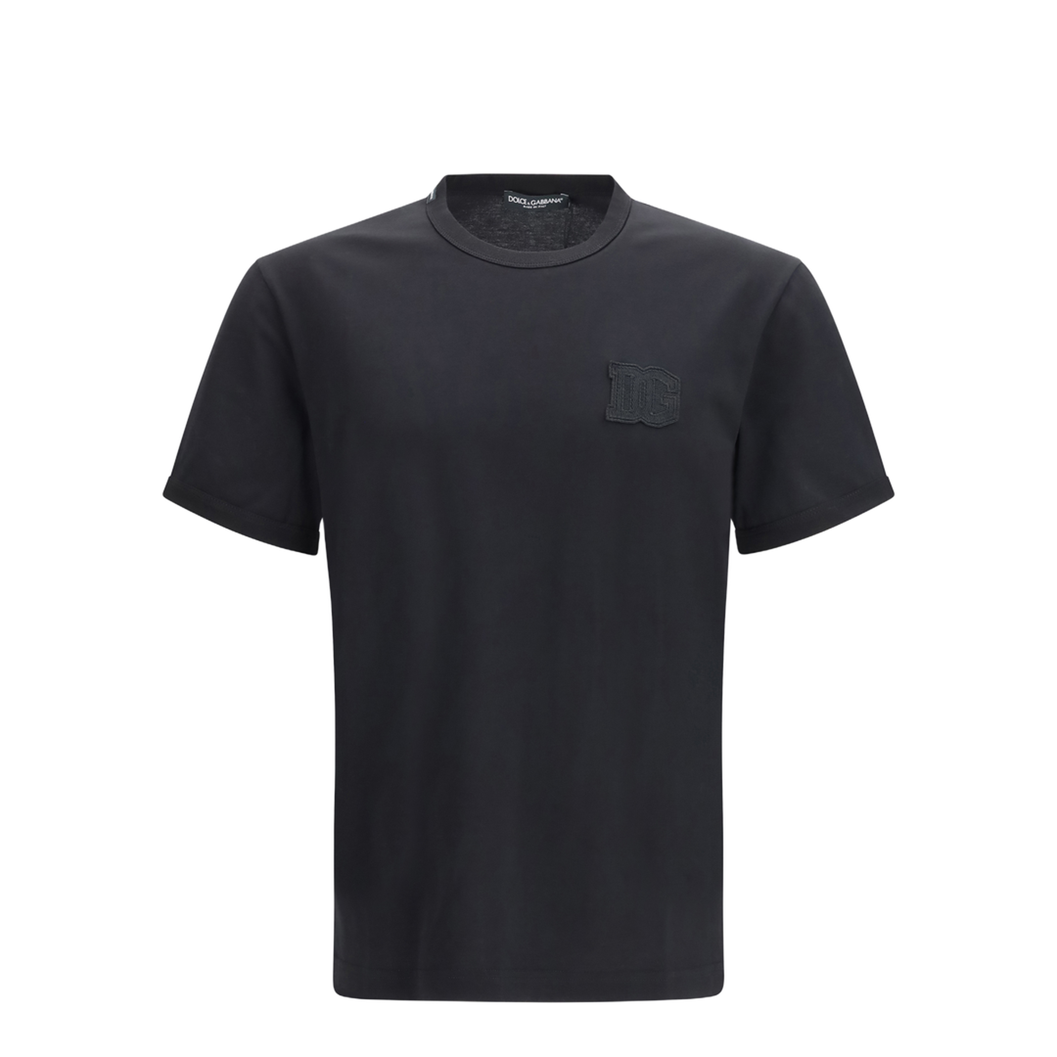 MAYFEYR - Dolce & Gabbana - Cotton T-Shirt With Patch - G8PV1ZG7P3N