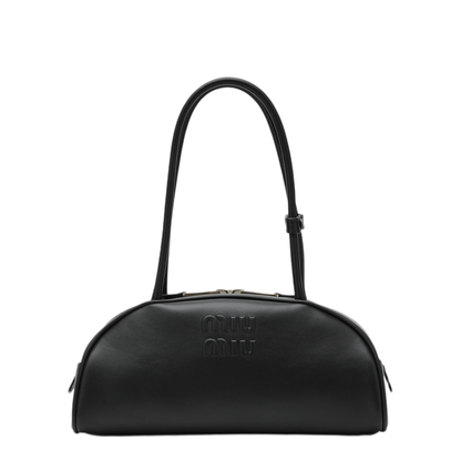 MAYFEYR - Miu Miu - Medium Beau Bag In Black Leather - 5BB193OOO2CRWF0002