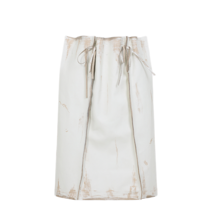 MAYFEYR - Prada - Calf Leather Midi Skirt - 51928SOOO18DDF0009