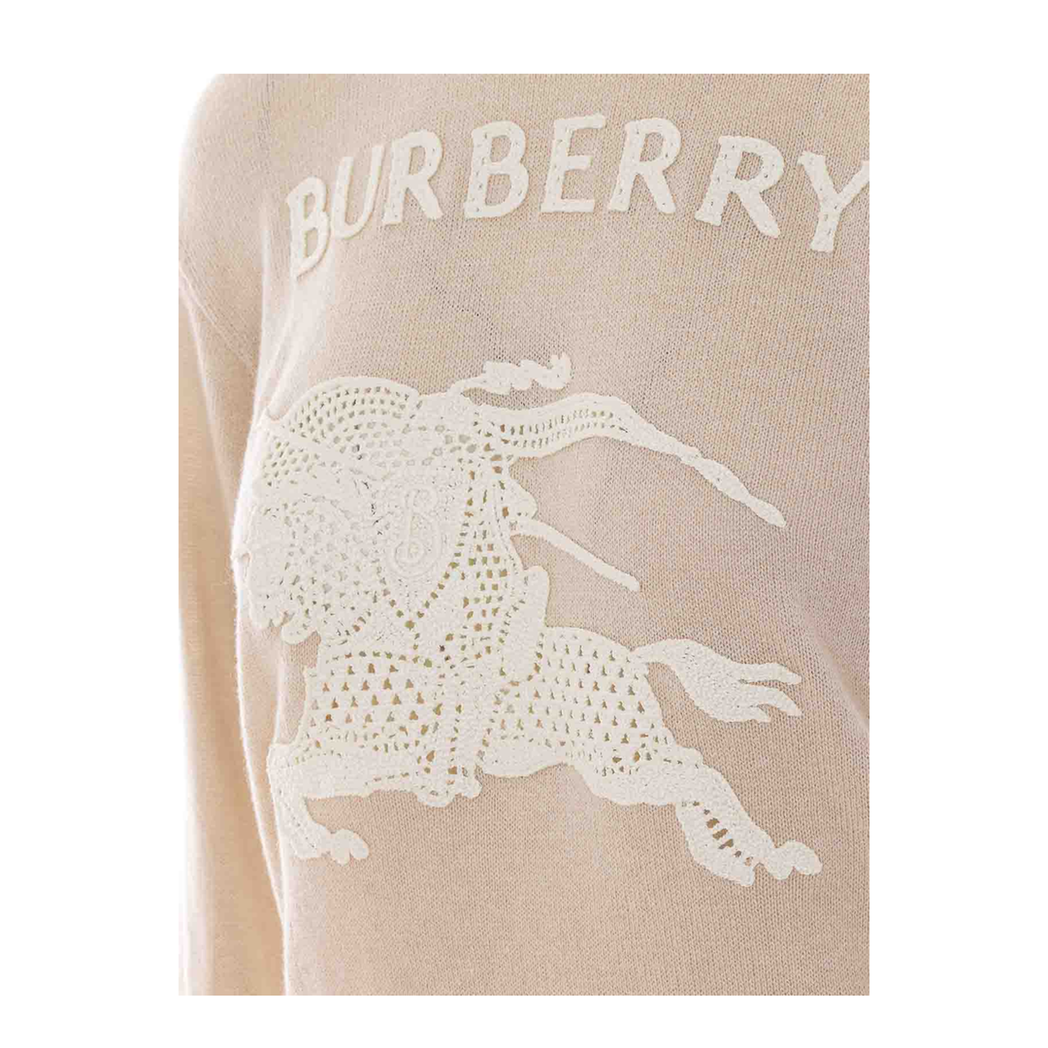 MAYFEYR - Burberry - Beige And White Sweater - 8122343