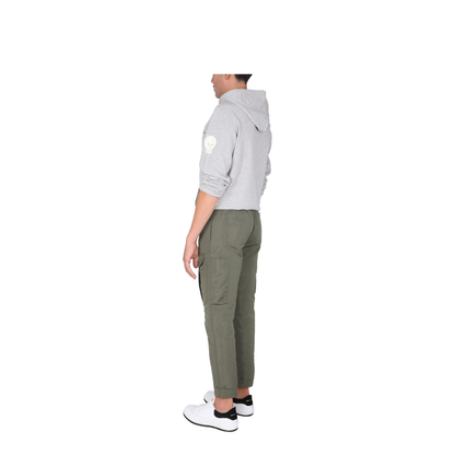 Sweatshirt with Embroidered Skull