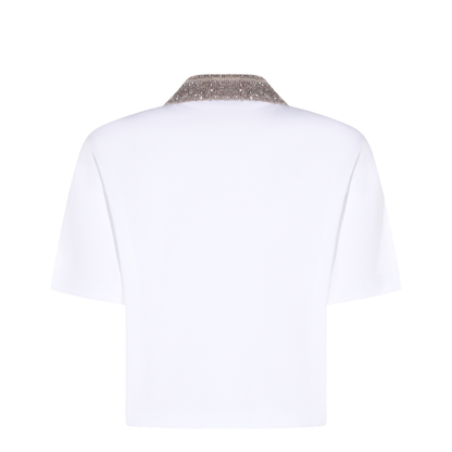 Polo Shirt With Dazzling Collar