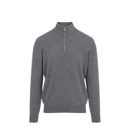 MAYFEYR - Brunello Cucinelli - Cashmere Half Zip Sweater - M2200124CF423