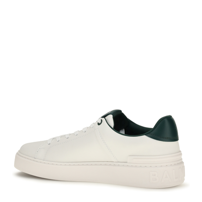 MAYFEYR - Balmain - B-Court Leather Sneakers - HM1VI288LVTR