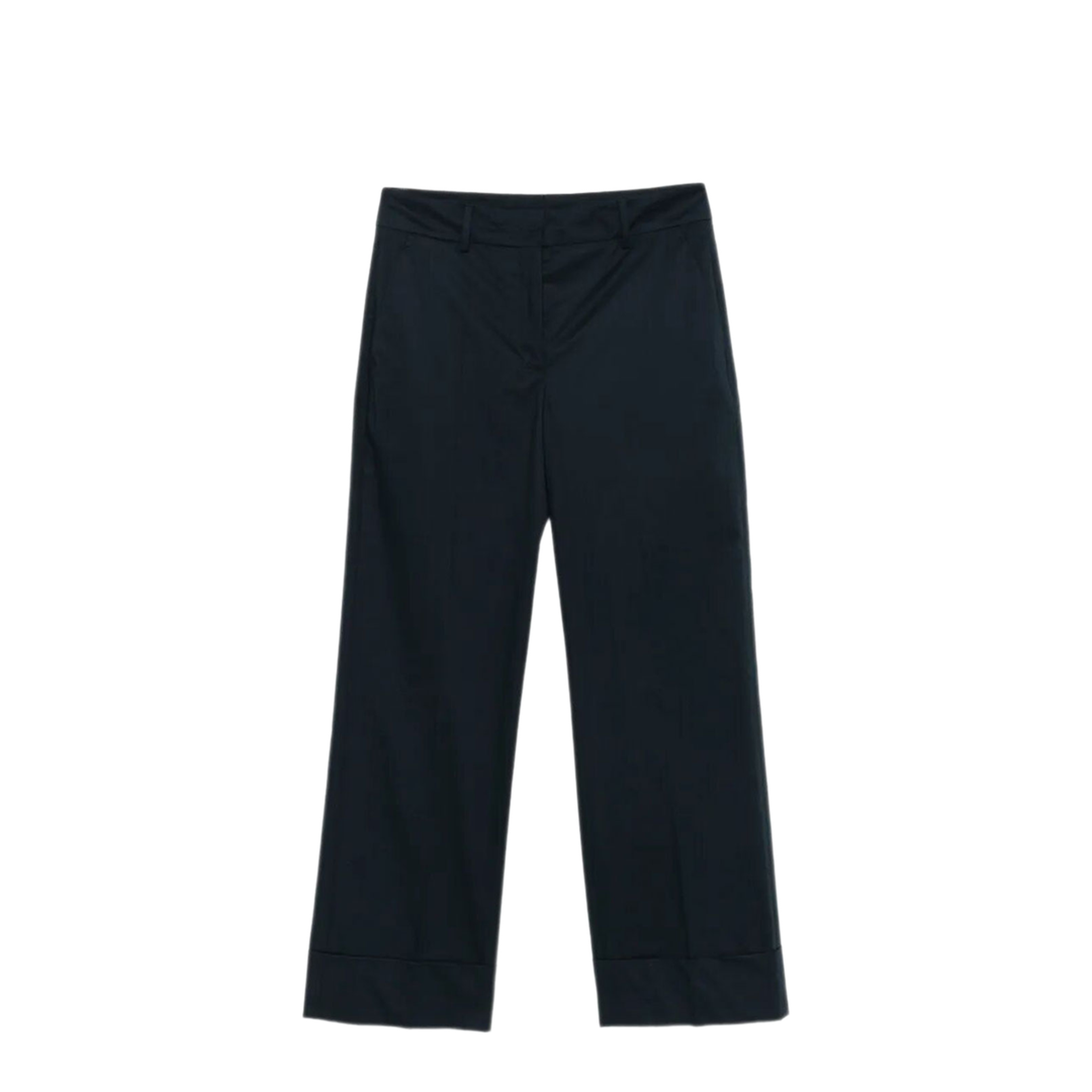 MAYFEYR - INCOTEX - Arlys Wide Leg Cuffed Cotton Trousers - 173846D6594825