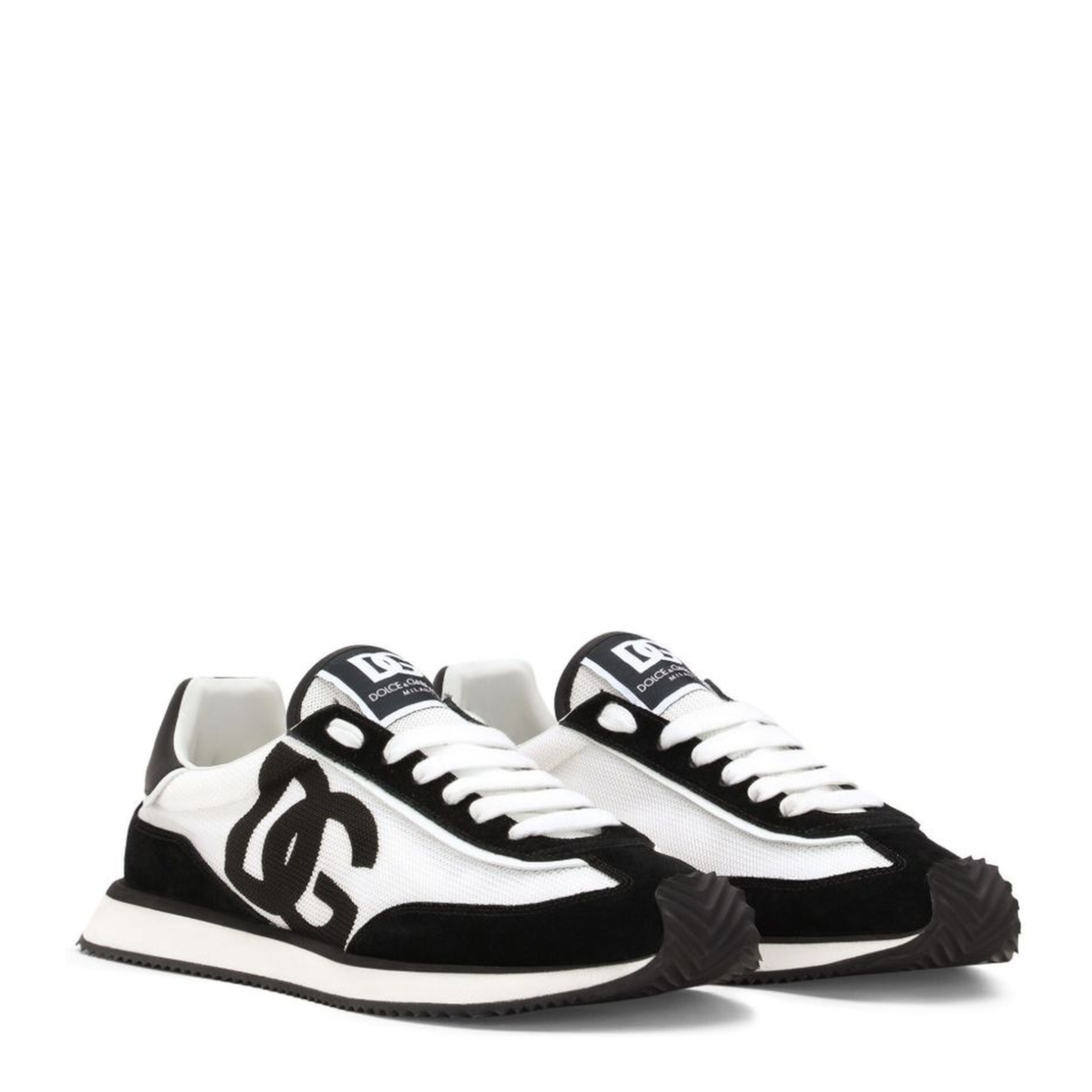 Mixed-material Cushion Sneakers
