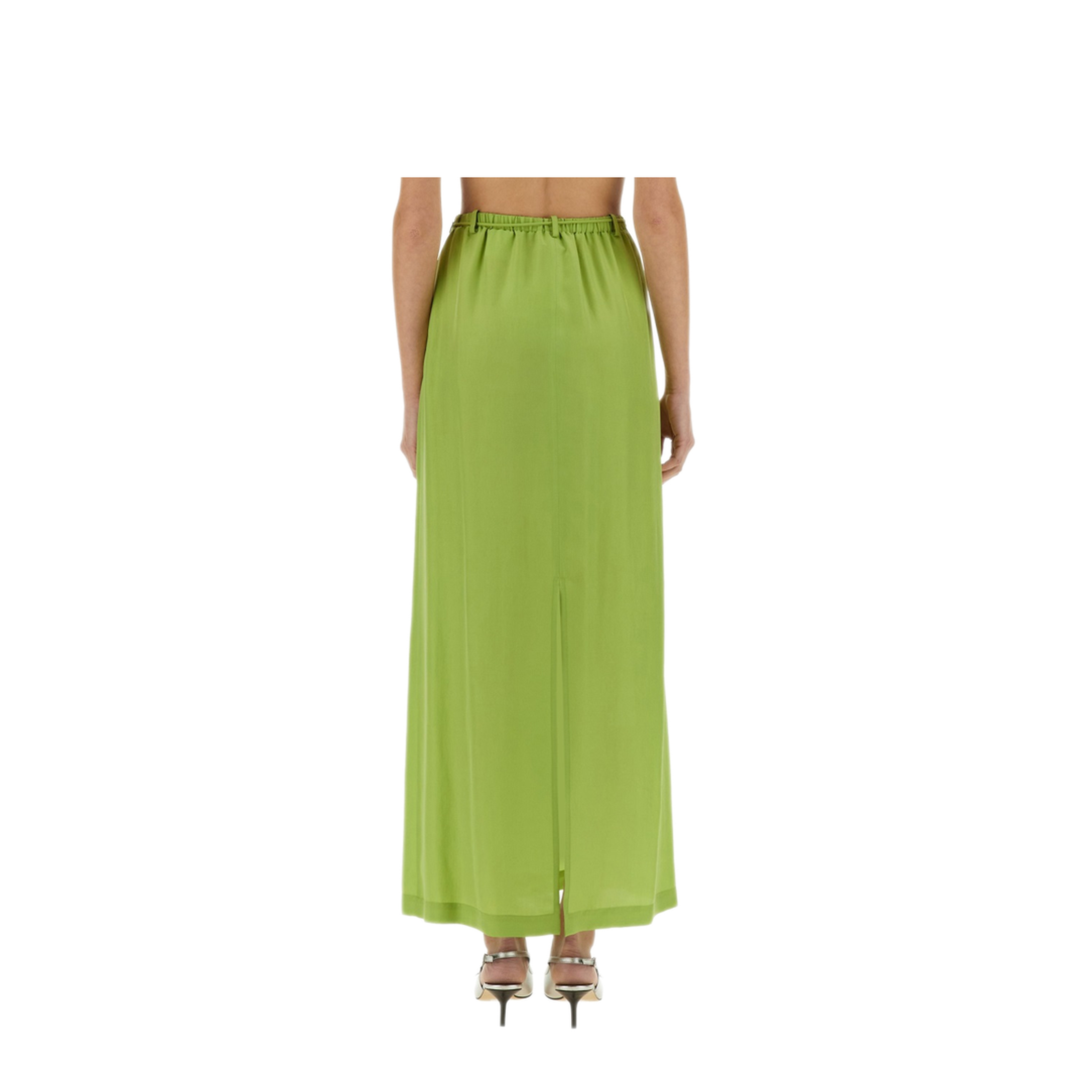 MAYFEYR - Alysi - Long Silk Skirt - 105003P5042LIME