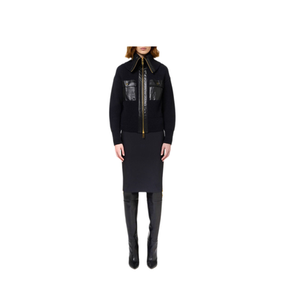MAYFEYR - Elisabetta Franchi - Black Skirt - GO04746E2110