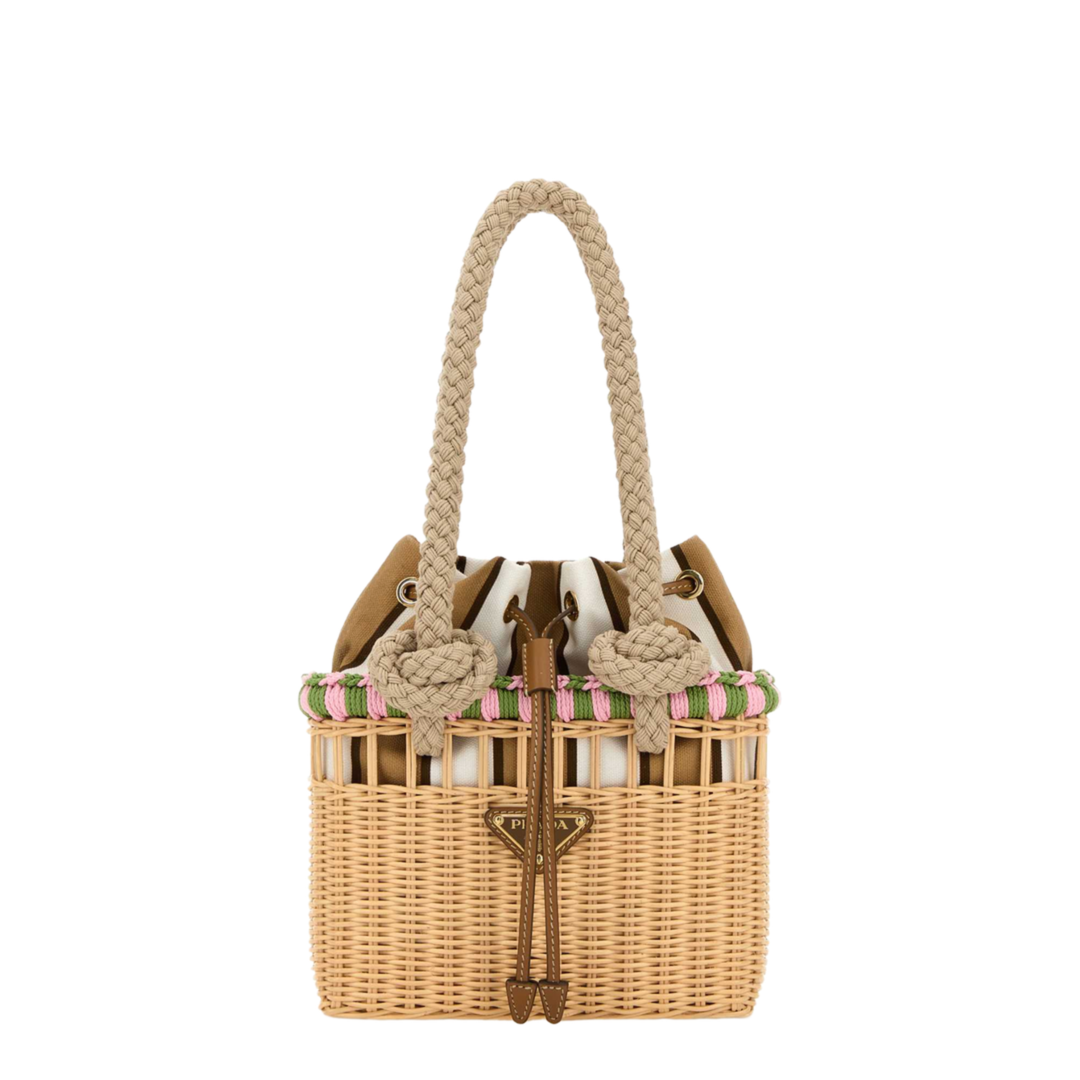 Wicker Mini Shopping Bag