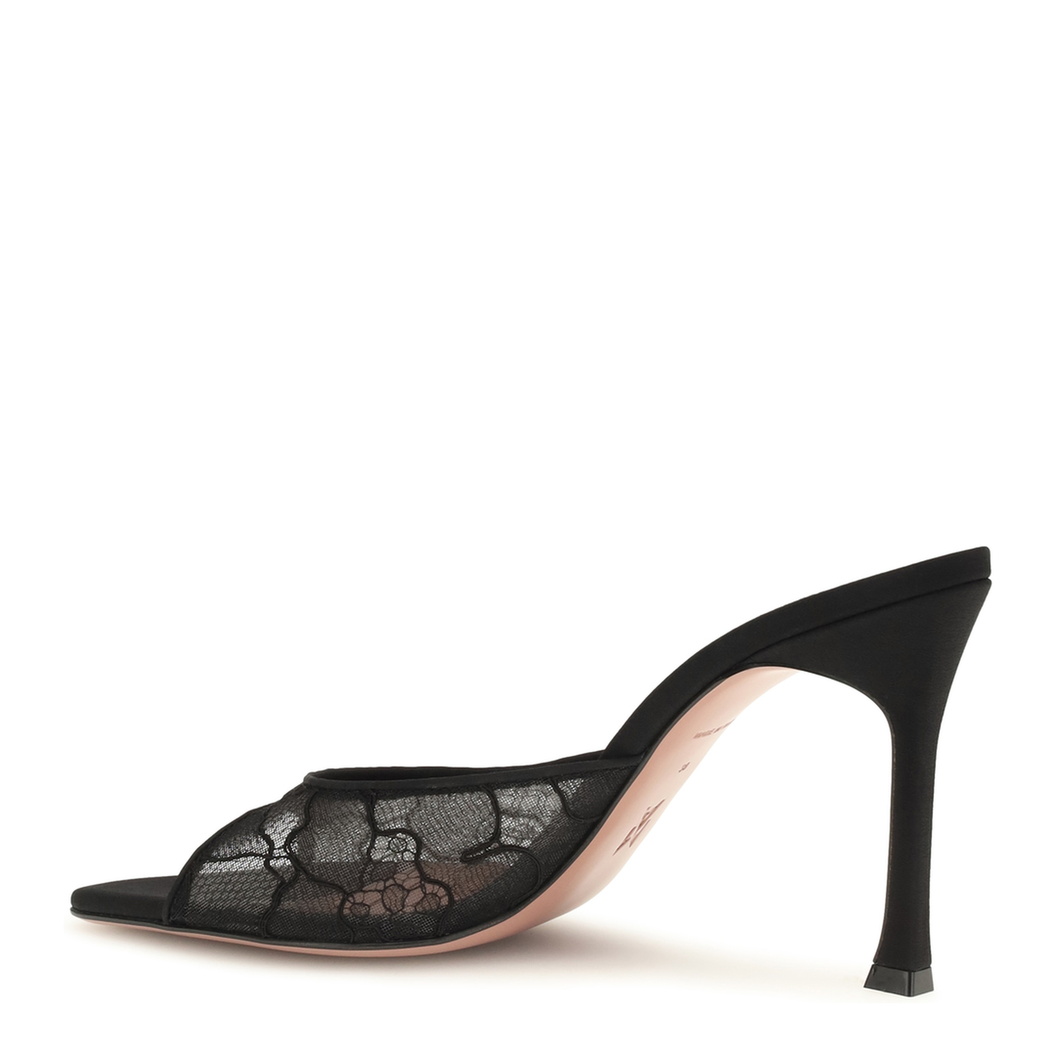 MAYFEYR - Amina Muaddi - Alexa Lace Sandals - 12S356877ALE