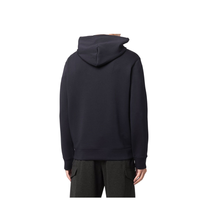 Hooded Sweatshirt with Micro Logo Patch