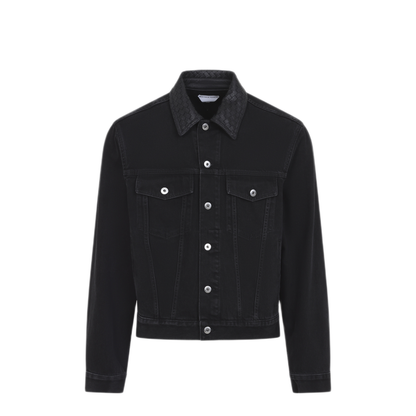 MAYFEYR - Bottega Veneta - Intrecciato Collar Denim Jacket - 862600V69O01000
