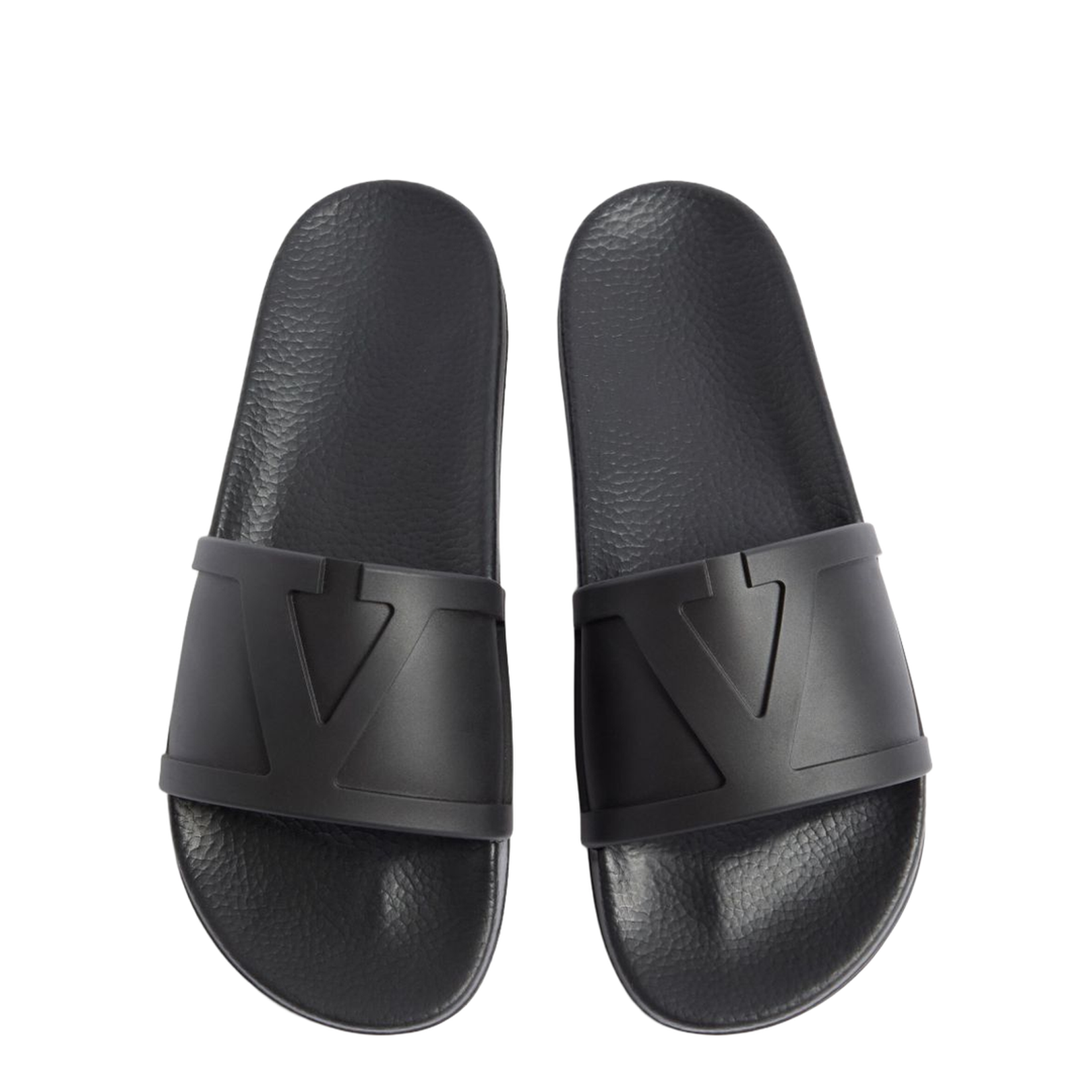 Maxi VLogo Signature Single Toe Strap Moulded Footbed Flat Rubber Sole