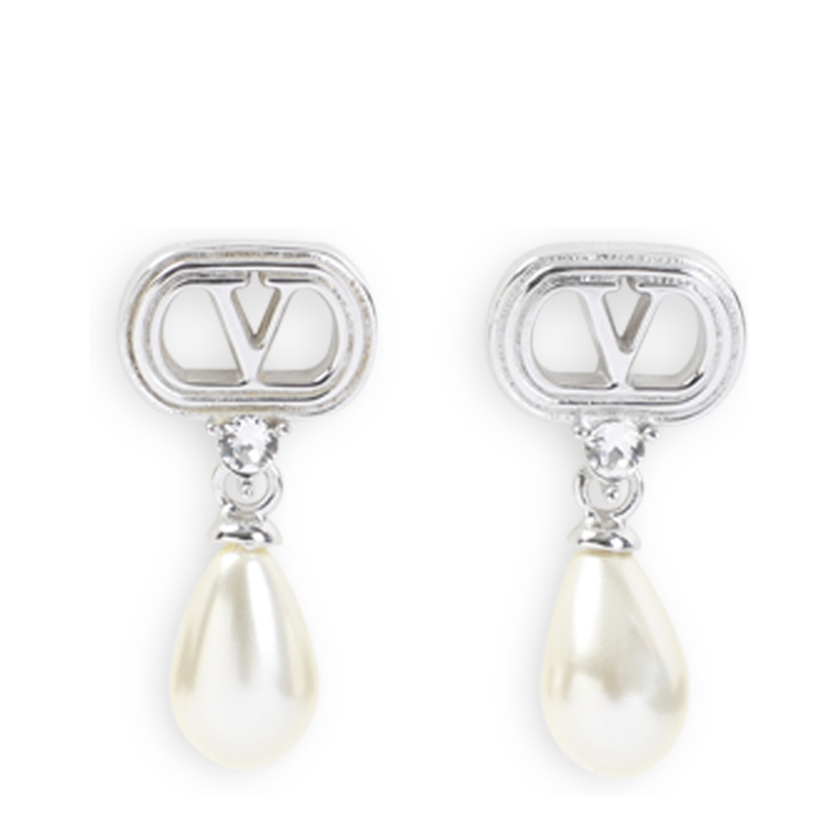 MAYFEYR - Valentino - Vlogo Pearl Earrings - 8W2J0BG8WKDDFF