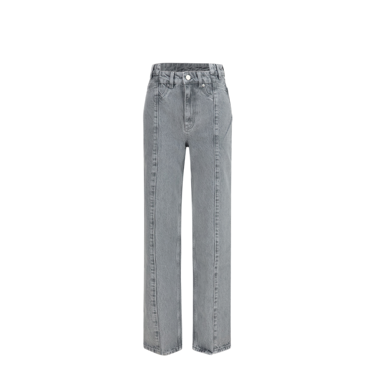 MAYFEYR - Ganni - Rigid Denim Cuffed Jeans - A1190026ZWQ
